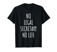 Secretario Jurídico Hombres Mujeres Oficina Jurídica Administración Secretario del Tribunal Legal Camiseta