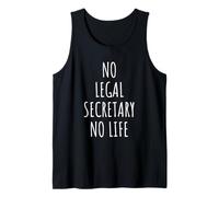 Secretario Jurídico Hombres Mujeres Oficina Jurídica Administración Secretario del Tribunal Legal Camiseta sin Mangas