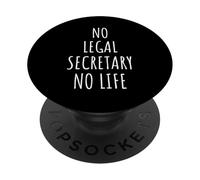 Secretario Jurídico Hombres Mujeres Oficina Jurídica Administración Secretario del Tribunal Legal PopSockets PopGrip Adhesivo