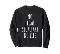 Secretario Jurídico Hombres Mujeres Oficina Jurídica Administración Secretario del Tribunal Legal Sudadera