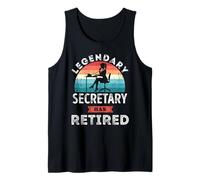 Secretario Legendario se ha Jubilado, Regalos de jubilación de Secretario Camiseta sin Mangas