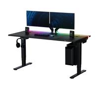 Secretlab Magnus Pro XL con Alfombrilla de Escritorio MAGPAD Black | Escritorio ergonómico elevable con gestión de Cables magnética | Columna de alimentación integrada | Bandeja de gestión de Cables