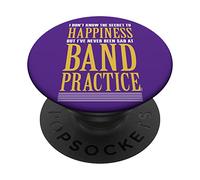 Secreto de la Felicidad El Brass Band Humor Divertente PopSockets PopGrip Adhesivo