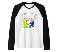 Secreto Divertido Ciencia Nerd Biología Física Matemáticas Amante Camiseta Manga Raglan