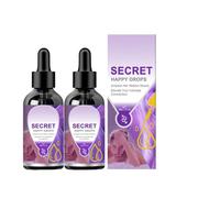 Secreto Gotas Felices Cuidado Corporal,Lubricante Orgásmico Rápido Intenso,Gotas Sexuales De Placer Estimulante Para Mujeres,Adecuado Para Parejas,30ml*2pc