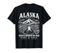 Secretos de Alaska Denali bajo el Misterio de la pirámide Negra del Pico Camiseta