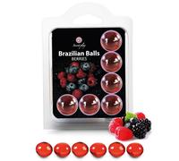 SECRETPLAY Brazilian Balls Frutas Del Bosque - Set Aromático Para Preliminares Divertidos