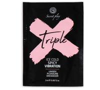 Secretplay Crema en sobre Triple X Intensificador de placer 2 ml