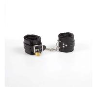 SECRETPLAY Esposas Negras - Accesorio Elegante Con Acolchado Para Comodidad Durante Tus Aventuras