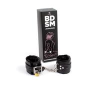 SECRETPLAY Esposas Negras - Accesorio Elegante Con Acolchado Para Comodidad Durante Tus Aventuras