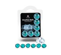 Secretplay Bolas Brasileñas Efecto Frío Aceite para Masaje Aromático 6 Unidades