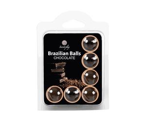 Secretplay Set Brazilians Balls Chocolate 6uds