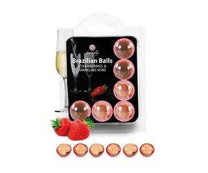 Secretplay Set Brazilians Balls Fresas Cava 6 uds