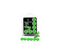 Secretplay Set Bolas brasileñas – Aceite para masaje aromático, aroma menta – 6 uds