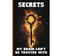 Secrets My Brain Can't Be Trusted With Personal Internet Password Organizer, Alphabetized Pages, Helpful in Keeping Track of Websites, Usernames, ... Gifts for Men and Women-Stocking Stuffers