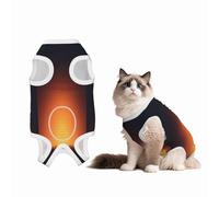 Secrets of The Grid - Traje de recuperación de pared para perros y gatos después de la cirugía, camisa de recuperación de mascotas, mamelucos para perros, traje de recuperación de cirugía para