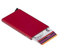 Secrid - Billetera Cardprotector Rojo Unisex Adultos, 6 Tarjetas, Aluminio, Moderno, Cuore, Bolsillo Deslizante