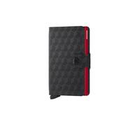 SECRID Billetera - Miniwallet Optical Mini Black Red negro