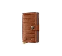 SECRID Billetera - Miniwallet Premium Emboss Cognac marrón