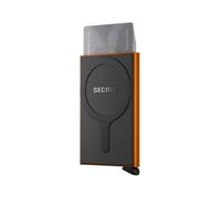 Secrid Cardprotector Tarjetero, Naranja - Funda fina de aluminio contra RFID/NFC, soporte magnético para iPhone