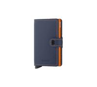 SECRID Cartera - Miniwallet Matte night blue & orange azul oscuro