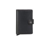 Secrid Billetera Miniwallet Original Mini, Tarjetero para hombre piel RFID, Negro y marrón