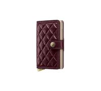 SECRID Cartera - Miniwallet Premium Emboss Diamond burdeos rojo oscuro