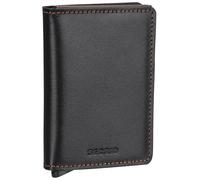 Secrid Cartera para Hombre, 16 mm Slim, Negro-marrón, Talla única, Cartera Delgada