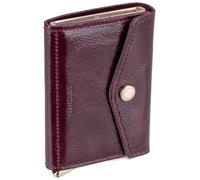 Secrid Envelope Cartera Bloqueo RFID Piel natural 9 cm rojo