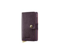 SECRID Cartera PREMIUM MINIWALLET Burdeos rojo oscuro