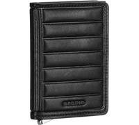 Secrid Cartera premium Slimwallet Emboss Lines, Negro