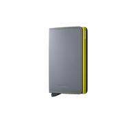 SECRID Cartera - Slimwallet gris mate y lima gris