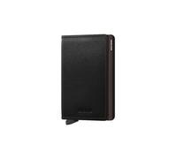 SECRID Cartera Slimwallet Original Slim Black - Brown negro