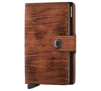 Secrid Miniwallet Tarjetero Bloqueo RFID Piel natural 6.5 cm marrón