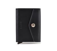 Secrid Enveloppe Cartera Bloqueo RFID Piel natural 10 cm negro