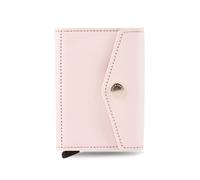 Secrid Enveloppe Cartera Bloqueo RFID Piel natural 10 cm rosa
