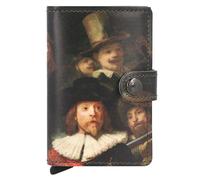 Secrid Estuche para tarjetas de crédito Art RFID de cuero 6 cm marrón