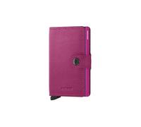 Secrid Miniwallet Crisple Funda para tarjetas de crédito Cartera de piel RFID 6,5 cm fuchsia (MC-Fuchsia)