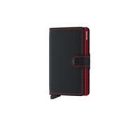 SECRID Geldbörse - Miniwallet Matte black & red negro