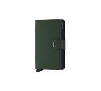 SECRID Geldbörse - Miniwallet Matte green black verde oscuro