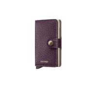 SECRID Geldbörse - Miniwallet PEBBLE MINI Grape rojo oscuro