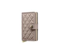 SECRID Geldbörse - Miniwallet Premium Emboss Diamond chalk crema