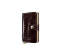 SECRID Geldbörse - Miniwallet Premium Naplak mahogany marrón