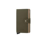 SECRID Geldbörse - Miniwallet Saffiano olive oliva