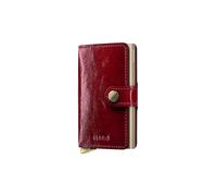 SECRID Geldbörse PREMIUM MINIWALLET Red rojo oscuro