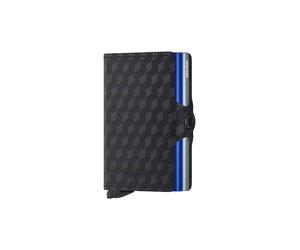 SECRID Geldbörse - Twinwallet Optical titanium blue azul oscuro