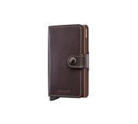 Secrid La MiniWallet tiene un tamaño compacto, pero tiene una capacidad sorprendente. La funda de piel exterior puede contener billetes, recibos y tarjetas, mientras que en el Cardprotector in all