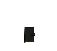 Secrid Mini Cartera de Piel Mate con Funda para Tarjetas RFID (Verde Mate Negro), Verde Mate y Negro, Mate
