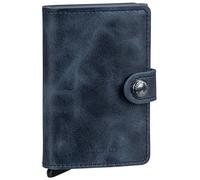 Secrid - Miniwallet, Billetera Unisex Adulto, Cuero, Azul, Protección RFID