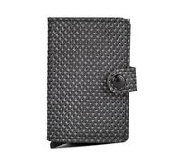 Secrid Miniwallet Cartera Bloqueo RFID Piel natural 6 cm gris